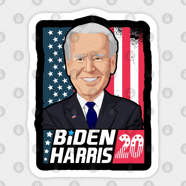 Joe Biden Kamala Harris 2020 Sticker by Rebrand